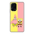 Дизайнерский силиконовый чехол для XIaomi Poco F5 Спанч боб Спанчбоб