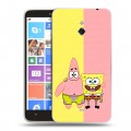Дизайнерский пластиковый чехол для Nokia Lumia 1320 Спанч боб Спанчбоб