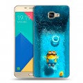 Дизайнерский силиконовый чехол для Samsung Galaxy A9 Миньоны