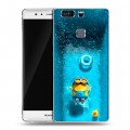 Дизайнерский пластиковый чехол для Huawei P9 Plus Миньоны