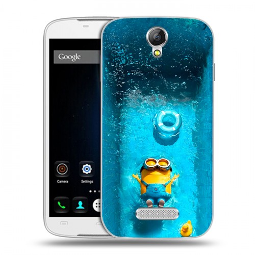 Дизайнерский силиконовый чехол для Doogee X6 Миньоны