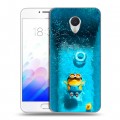 Дизайнерский пластиковый чехол для Meizu M3E Миньоны