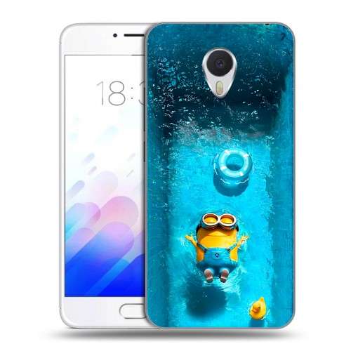 Дизайнерский пластиковый чехол для Meizu M3E Миньоны