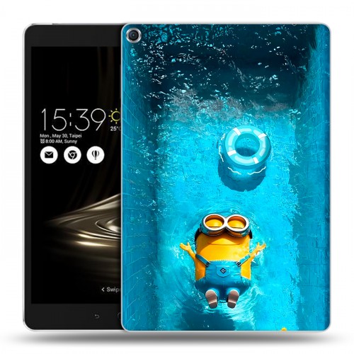 Дизайнерский силиконовый чехол для ASUS ZenPad 3S 10 Миньоны