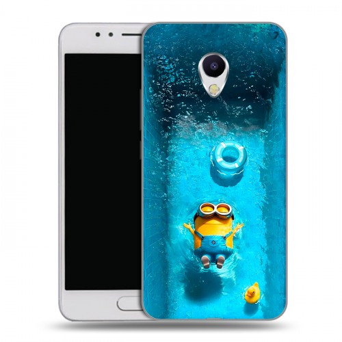 Дизайнерский пластиковый чехол для Meizu M5s Миньоны