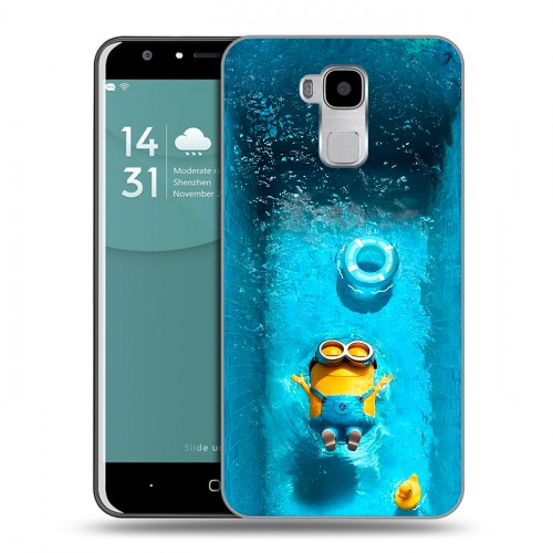 Дизайнерский пластиковый чехол для Doogee Y6 Миньоны