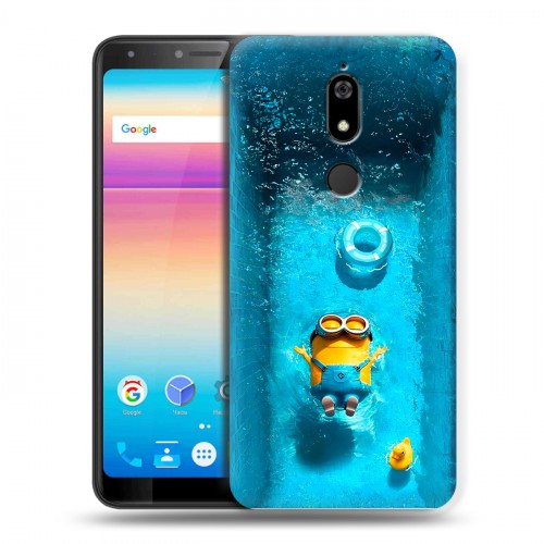 Дизайнерский силиконовый чехол для BQ Space X Миньоны