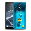 Дизайнерский пластиковый чехол для Nokia 5.1 Миньоны