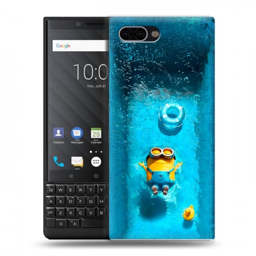 Дизайнерский пластиковый чехол для BlackBerry KEY2 Миньоны