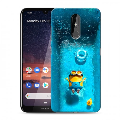 Дизайнерский силиконовый чехол для Nokia 3.2 Миньоны