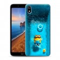 Дизайнерский пластиковый чехол для Xiaomi RedMi 7A Миньоны