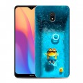 Дизайнерский пластиковый чехол для Xiaomi RedMi 8A Миньоны