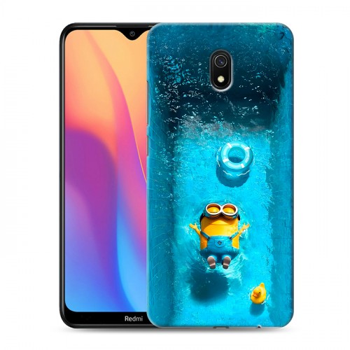 Дизайнерский пластиковый чехол для Xiaomi RedMi 8A Миньоны