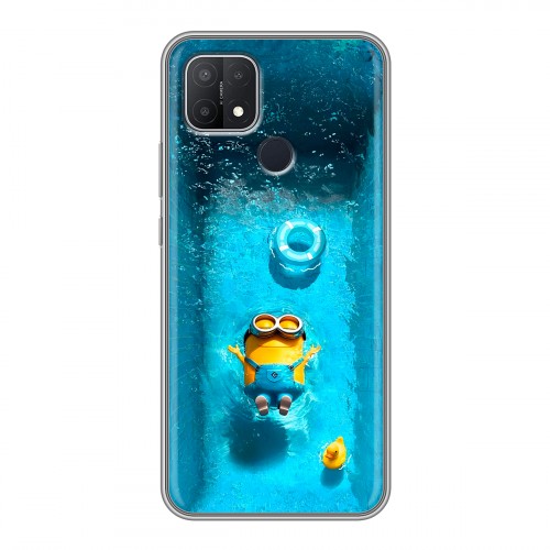 Дизайнерский силиконовый чехол для OPPO A15 Миньоны