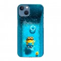 Дизайнерский силиконовый чехол для Iphone 13 Миньоны
