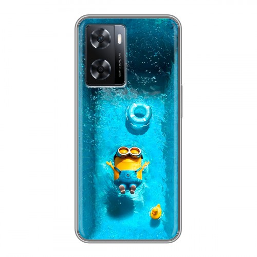 Дизайнерский силиконовый чехол для OPPO A57s Миньоны