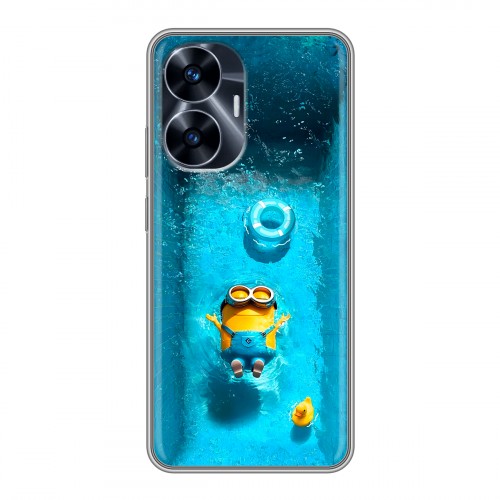 Дизайнерский силиконовый чехол для Realme C55 Миньоны
