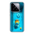 Дизайнерский силиконовый чехол для Xiaomi 14 Миньоны