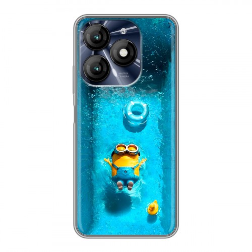 Дизайнерский силиконовый чехол для Itel A70 Миньоны