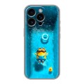 Дизайнерский силиконовый чехол для Iphone 16 Pro Миньоны