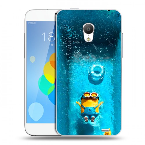 Дизайнерский пластиковый чехол для  Meizu MX3 Миньоны