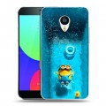Дизайнерский пластиковый чехол для Meizu MX4 Миньоны