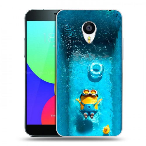 Дизайнерский пластиковый чехол для Meizu MX4 Миньоны