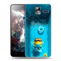 Дизайнерский силиконовый чехол для Lenovo S580 Ideaphone Миньоны