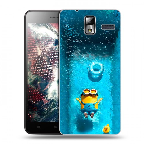 Дизайнерский силиконовый чехол для Lenovo S580 Ideaphone Миньоны
