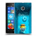 Дизайнерский пластиковый чехол для Microsoft Lumia 435 Миньоны
