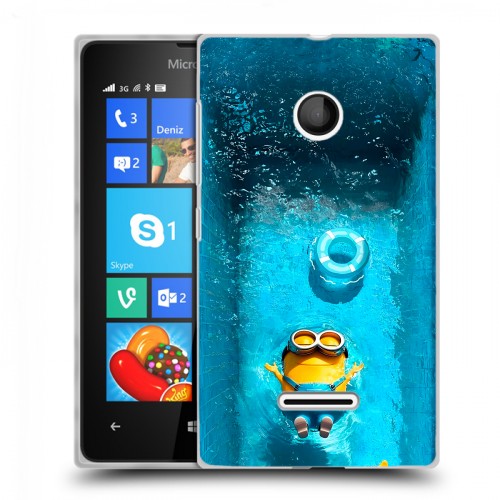 Дизайнерский пластиковый чехол для Microsoft Lumia 435 Миньоны