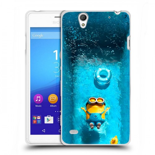 Дизайнерский пластиковый чехол для Sony Xperia C4 Миньоны