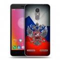 Дизайнерский пластиковый чехол для Lenovo K6 Флаг России