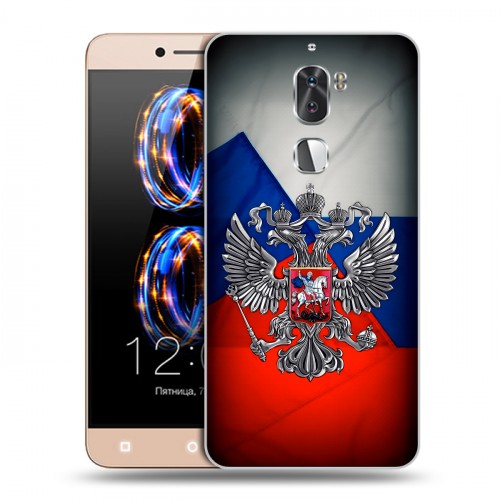 Дизайнерский пластиковый чехол для LeRee Le3 Флаг России