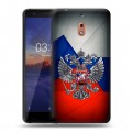 Дизайнерский силиконовый чехол для Nokia 2.1 Флаг России