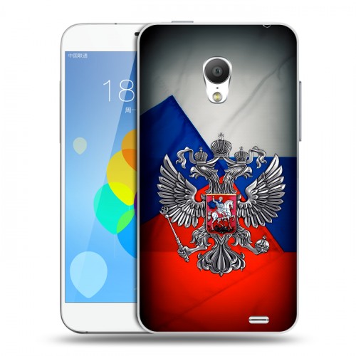 Дизайнерский пластиковый чехол для  Meizu MX3 Флаг России