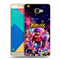 Дизайнерский силиконовый чехол для Samsung Galaxy A9 Roblox Роблокс