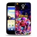 Дизайнерский пластиковый чехол для ZTE Blade A510 Roblox Роблокс