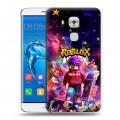 Дизайнерский пластиковый чехол для Huawei Nova Plus Roblox Роблокс