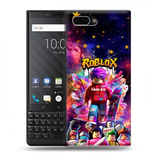 Дизайнерский пластиковый чехол для BlackBerry KEY2 Roblox Роблокс