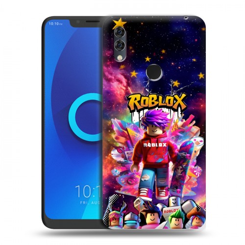 Дизайнерский силиконовый чехол для Alcatel 5V Roblox Роблокс