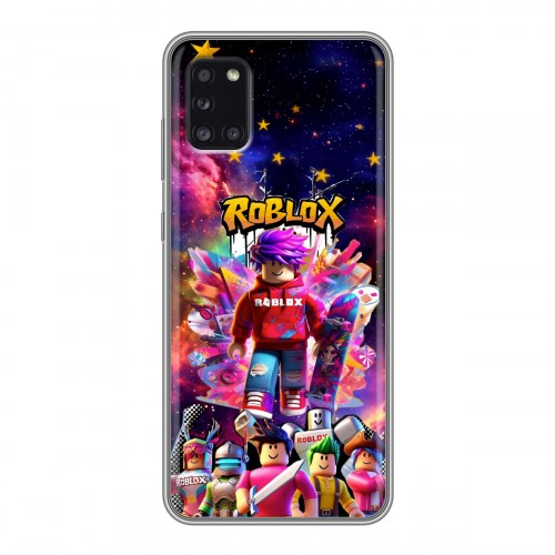 Дизайнерский силиконовый чехол для Samsung Galaxy A31 Roblox Роблокс