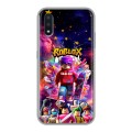 Дизайнерский силиконовый чехол для Samsung Galaxy M01 Roblox Роблокс