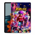 Дизайнерский силиконовый чехол для Samsung Galaxy Tab S7 Roblox Роблокс