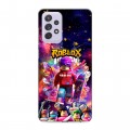 Дизайнерский пластиковый чехол для Samsung Galaxy A72 Roblox Роблокс