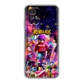 Дизайнерский силиконовый чехол для Xiaomi Redmi 10 Roblox Роблокс