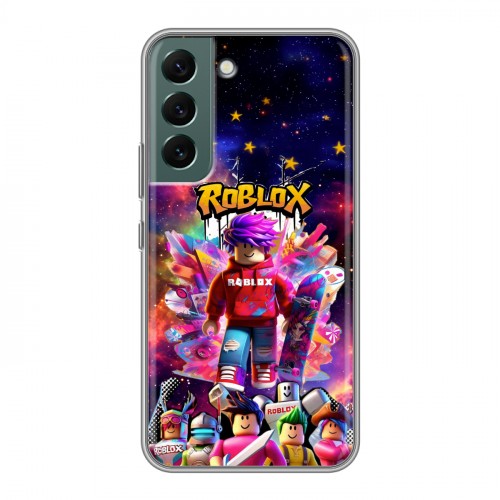 Дизайнерский силиконовый чехол для Samsung Galaxy S22 Roblox Роблокс