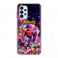 Дизайнерский силиконовый чехол для Samsung Galaxy A23 Roblox Роблокс