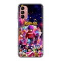 Дизайнерский силиконовый чехол для Samsung Galaxy A04s Roblox Роблокс