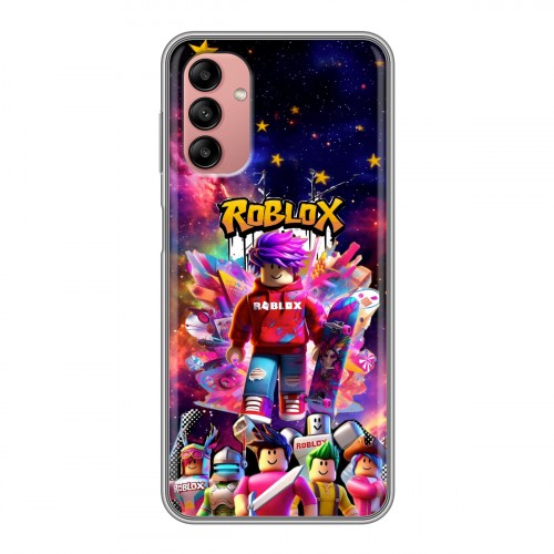 Дизайнерский силиконовый чехол для Samsung Galaxy A04s Roblox Роблокс